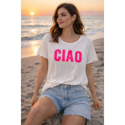 T-SHIRT COTON IMPRIME CIAO